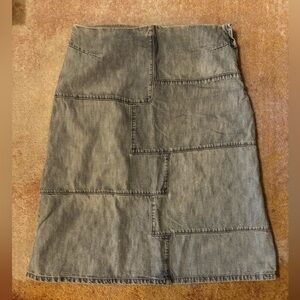 Vintage J. Crew Denim Patchwork skirt, 2